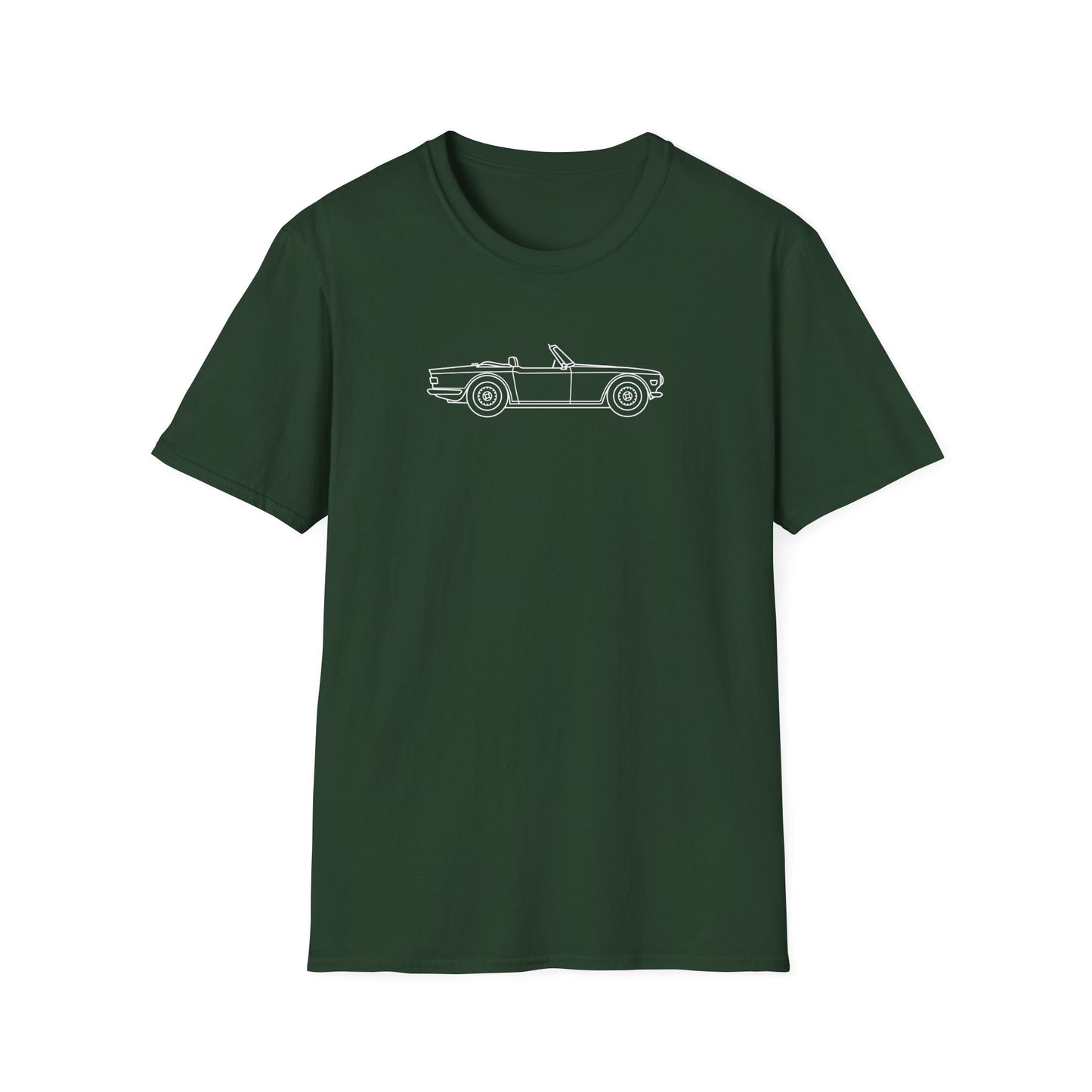 Triumph TR6 Side Profile Outline T-Shirt - - (Choose from 8 Colors)