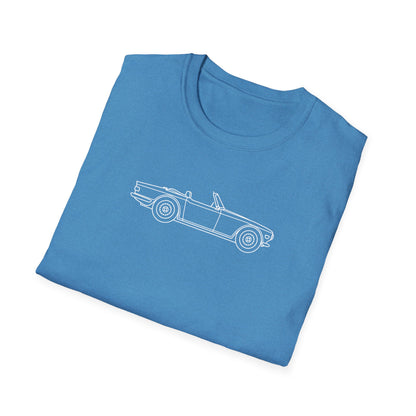 Triumph TR6 Side Profile Outline T-Shirt - - (Choose from 8 Colors)