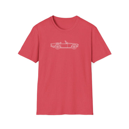 Triumph TR6 Side Profile Outline T-Shirt - - (Choose from 8 Colors)