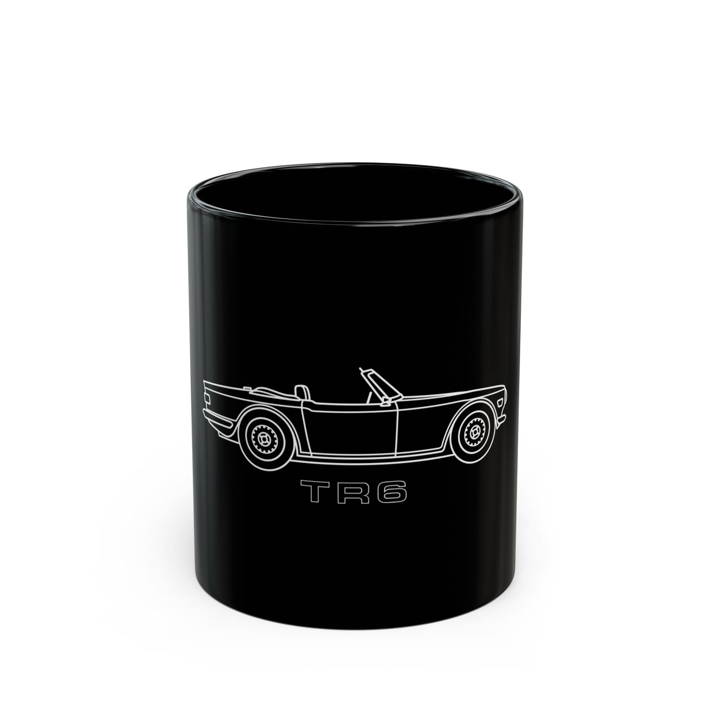 Triumph TR6 11oz Coffee Mug - Classic British Roadster Christmas Gift Car