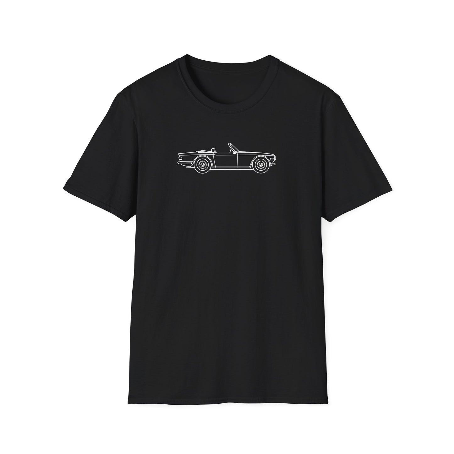 Triumph TR6 Side Profile Outline T-Shirt - - (Choose from 8 Colors)